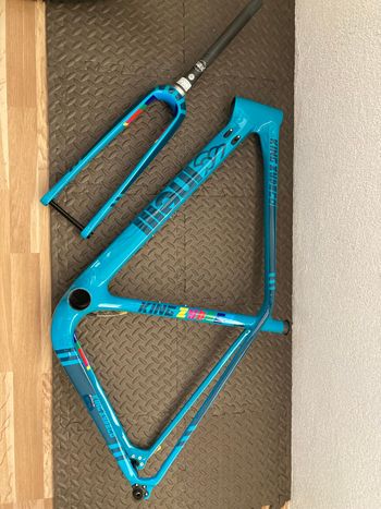 Gebrauchtes Cinelli King Zydeco Frameset 2023 Road & Gravel, Blau — Bild 3 von 8