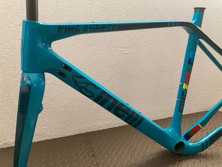 Gebrauchtes Cinelli King Zydeco Frameset 2023 Road & Gravel, Blau — Bild 4 von 8