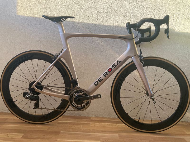 Used De Rosa SK Pininfarina SRAM RED AXS 2x12 2022 Road & Gravel, Orange — image 1 of 8
