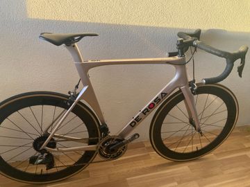 Used De Rosa SK Pininfarina SRAM RED AXS 2x12 2022 Road & Gravel, Orange — image 6 of 8
