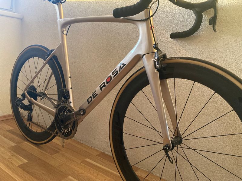 Used De Rosa SK Pininfarina SRAM RED AXS 2x12 2022 Road & Gravel, Orange — image 8 of 8