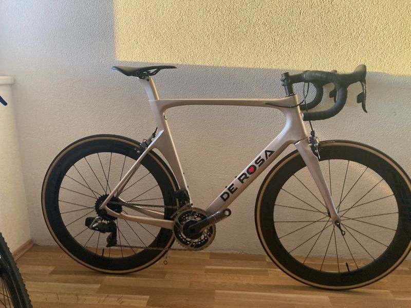 Used De Rosa SK Pininfarina SRAM RED AXS 2x12 2022 Road & Gravel, Orange — image 7 of 8
