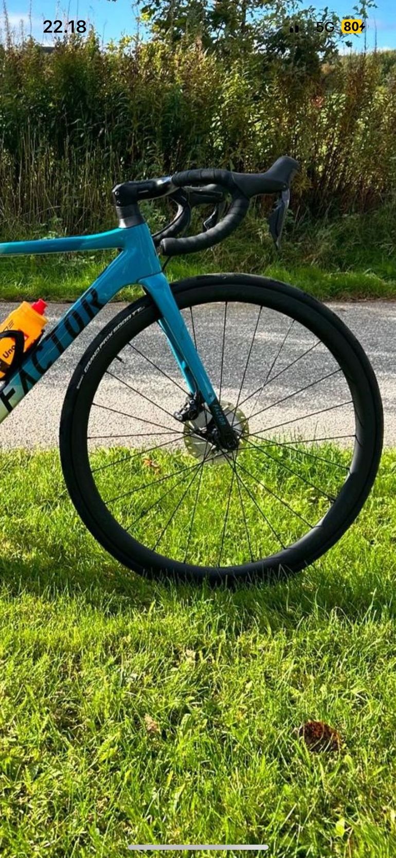 Used Factor O2 2022 Frameset 2022 Road & Gravel, Blue — image 2 of 3