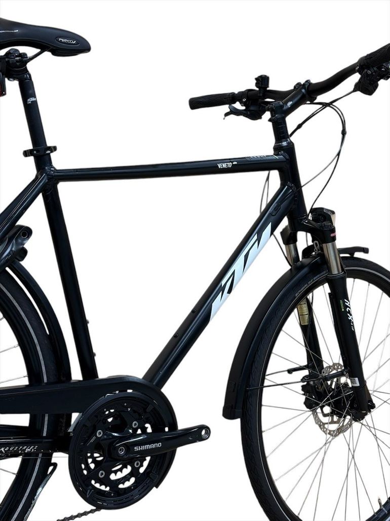Used KTM Veneto Light Disc Shimano XT 2022 Mountainbike, Black — image 11 of 13