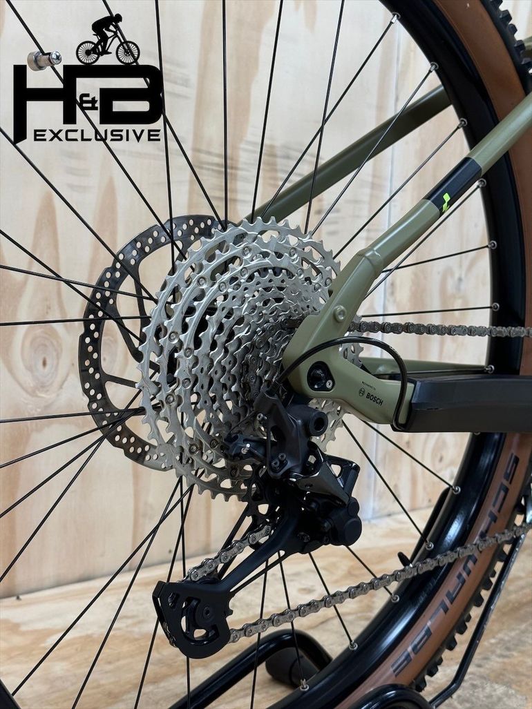 Used CUBE REACTION HYBRID RACE 750 2024 Mountainbike, Grün — image 14 of 14