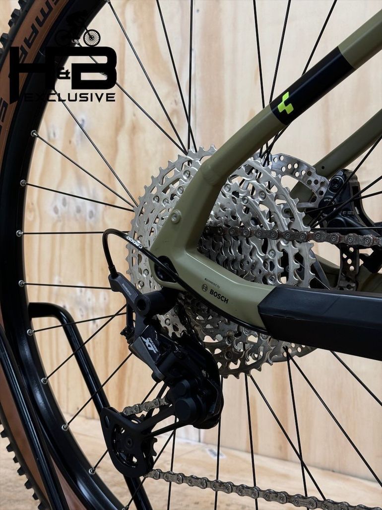 Used CUBE REACTION HYBRID RACE 750 2024 Mountainbike, Grün — image 13 of 14