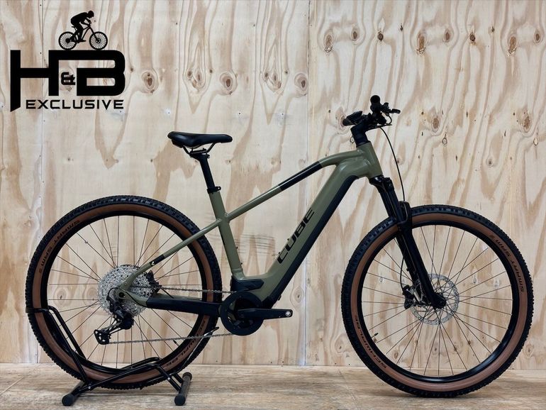 Used CUBE REACTION HYBRID RACE 750 2024 Mountainbike, Grün — image 1 of 14