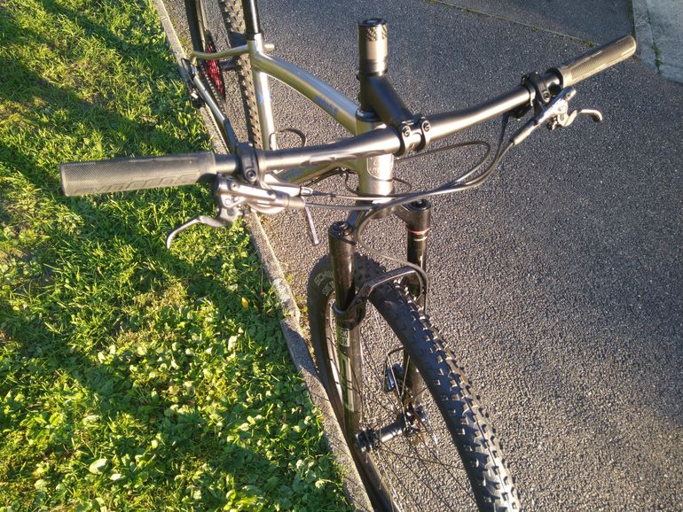 Gebrauchtes Litespeed Pinhoti III custom made XT 29 2025 Mountainbike, Hellgrau, 29 — Bild 6 von 9