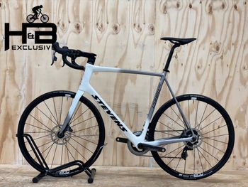 Used Stevens Izoard Pro Disc Carbon Sram Force AXS 2022 Road & Gravel, White — image 2 of 13