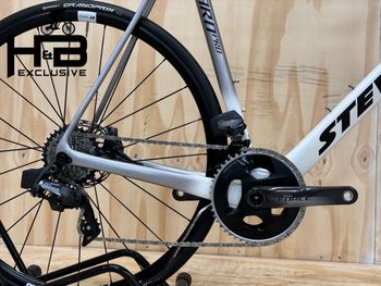 Used Stevens Izoard Pro Disc Carbon Sram Force AXS 2022 Road & Gravel, White — image 3 of 13