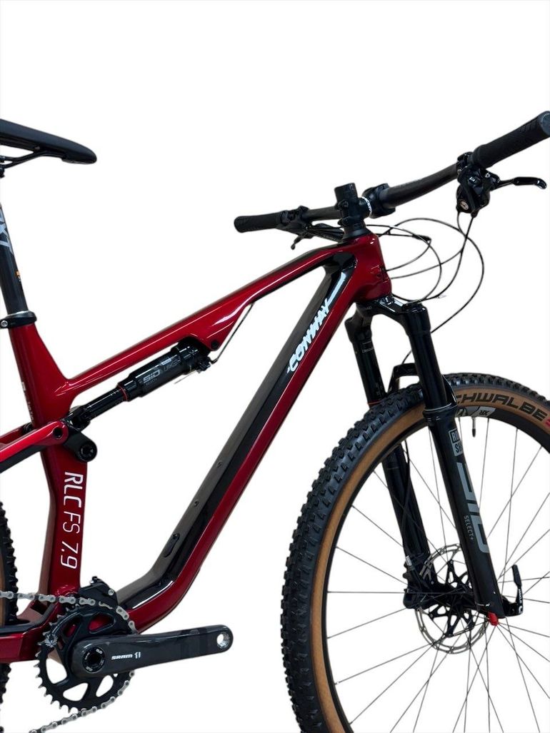 Used Conway RLC FS 7.9 Carbon XX1 2024 Mountainbike, Red — image 13 of 15