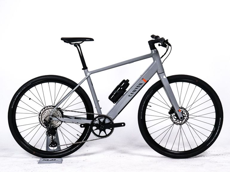 Used Canyon Roadlite:ONfly 7 2024 Road & Gravel, Light Gray — image 1 of 9