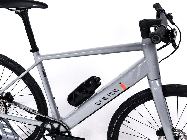 Used Canyon Roadlite:ONfly 7 2024 Road & Gravel, Light Gray — image 5 of 9