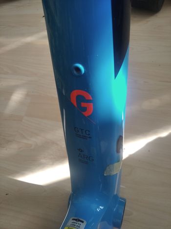 Used CUBE Reaction GTC Race Frameset Mountainbike, Blue — image 4 of 17