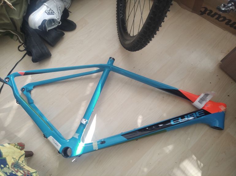 Used CUBE Reaction GTC Race Frameset Mountainbike, Blue — image 7 of 17