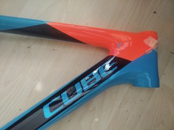 Used CUBE Reaction GTC Race Frameset Mountainbike, Blue — image 9 of 17