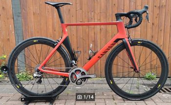 Used Canyon AEROAD CF SLX 9.0 SL Di2 2018 Road & Gravel, Red — image 1 of 14