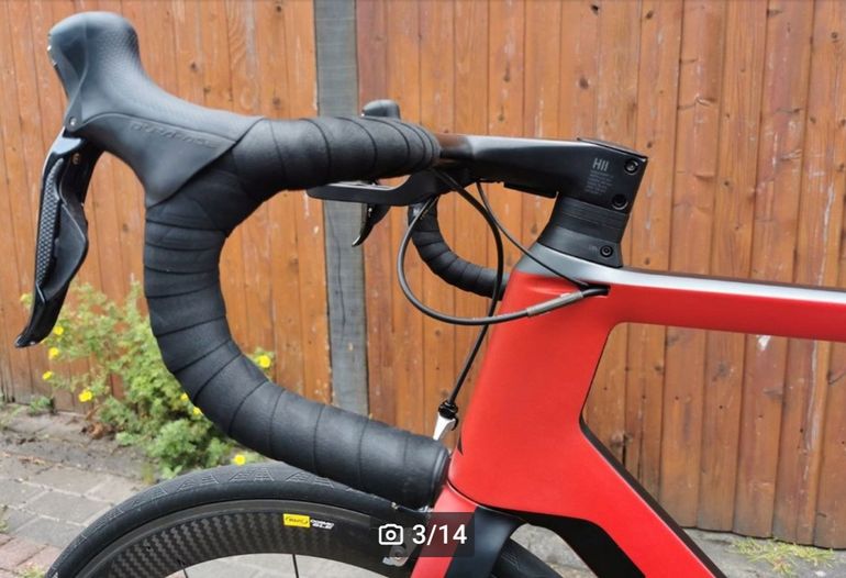 Used Canyon AEROAD CF SLX 9.0 SL Di2 2018 Road & Gravel, Red — image 10 of 14