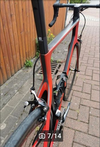 Used Canyon AEROAD CF SLX 9.0 SL Di2 2018 Road & Gravel, Red — image 6 of 14