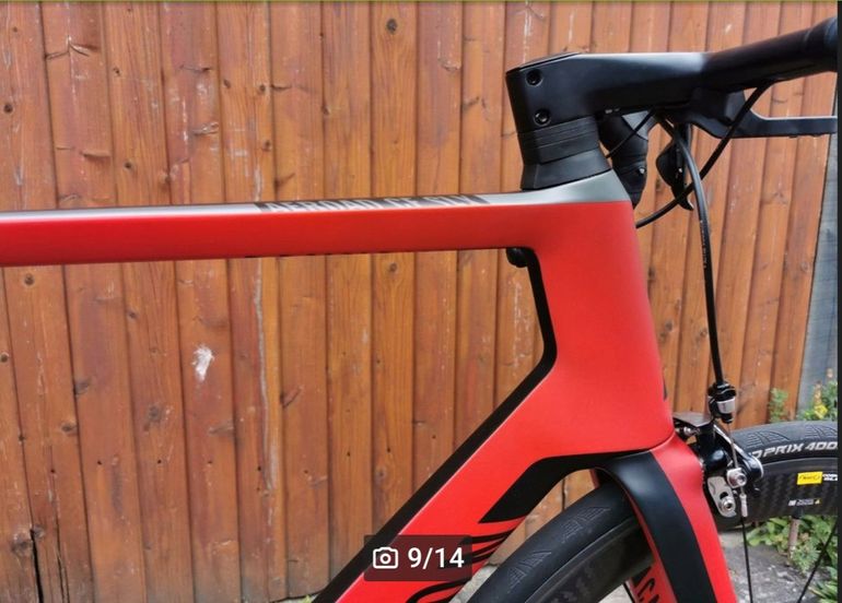 Used Canyon AEROAD CF SLX 9.0 SL Di2 2018 Road & Gravel, Red — image 9 of 14
