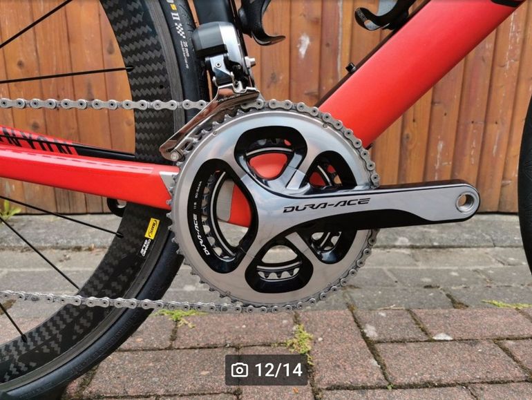 Used Canyon AEROAD CF SLX 9.0 SL Di2 2018 Road & Gravel, Red — image 7 of 14
