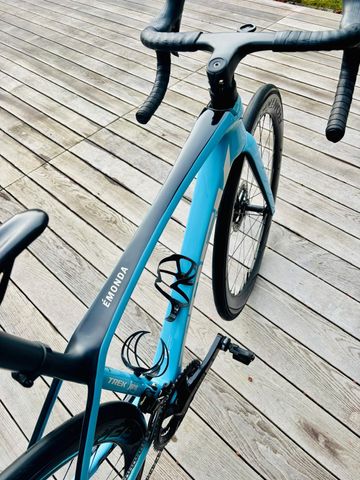Gebrauchtes Trek Émonda SLR 9 2024 2024 Road & Gravel, Blau — Bild 6 von 8