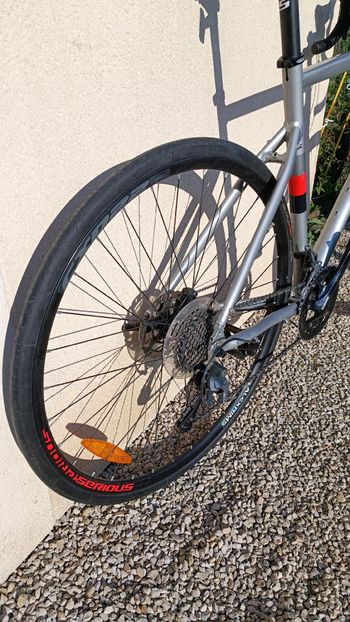 Used Serious Vélo Gravel/course SERIOUS Valparola X Disc argent 2020 T:M 54 2021 Road & Gravel, Light Gray — image 3 of 8