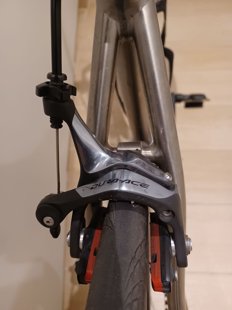 Used NO-LOGO NEVI STELVIO TITANIO MIS. 53 (TAGLIA S) 2009 Road & Gravel, Light Gray — image 3 of 7