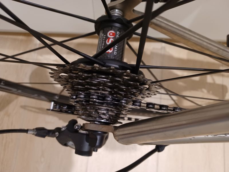 Used NO-LOGO NEVI STELVIO TITANIO MIS. 53 (TAGLIA S) 2009 Road & Gravel, Light Gray — image 5 of 7