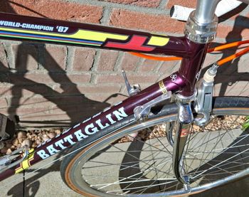 Used Other Brands Battaglin Corsa Record SLX - World Champion 1987 1988 Road & Gravel, Purple — image 10 of 20