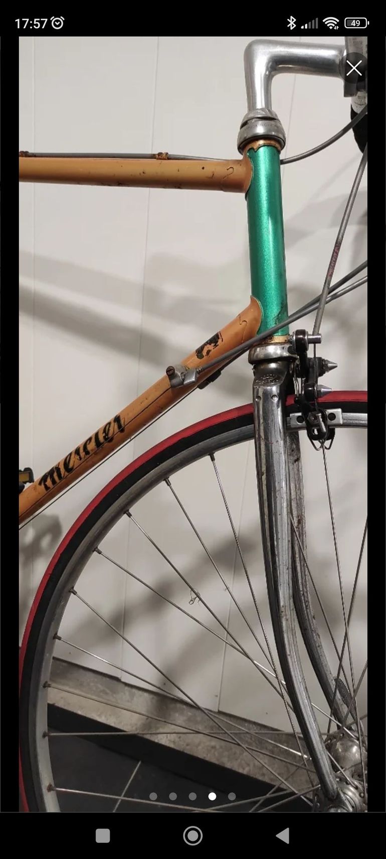 Used Eddy Merckx mercier 1995 Road & Gravel, Orange — image 5 of 5
