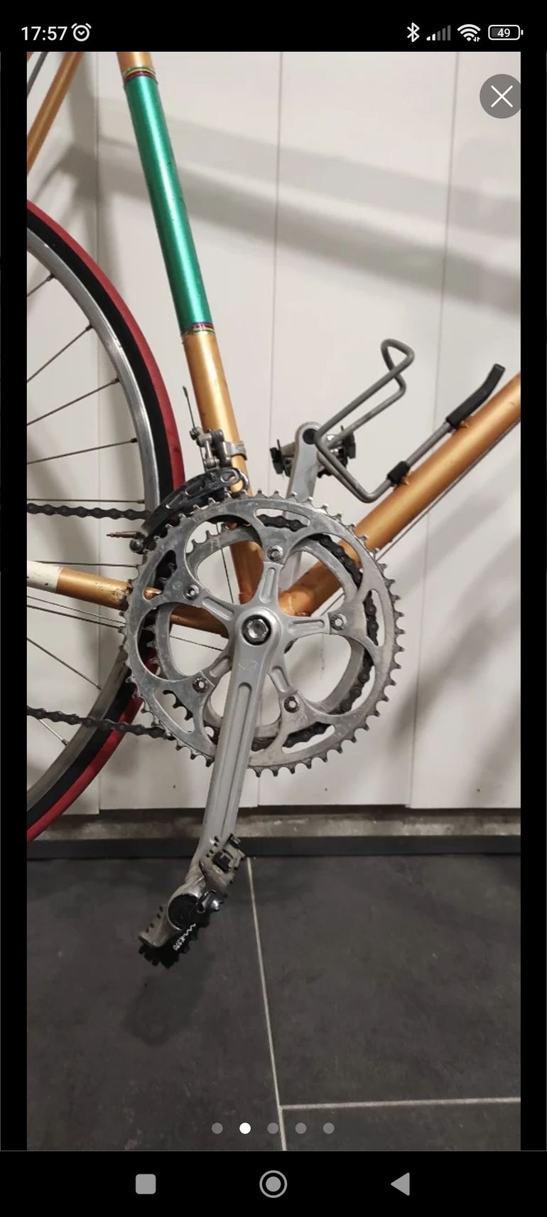 Used Eddy Merckx mercier 1995 Road & Gravel, Orange — image 4 of 5