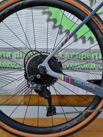 Cinelli King Zydeco GRX Mix 1x 2023 Road & Gravel usato, Grigio chiaro — immagine 3 di 5