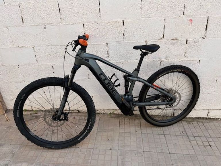 Used CUBE STEREO HYBRID 120 PRO 500 29 2020 2020 Mountainbike, Light Gray, 29 — image 2 of 7