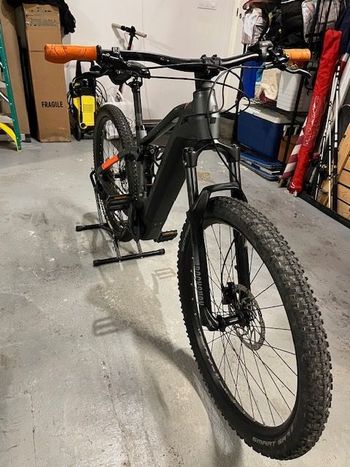 Used CUBE STEREO HYBRID 120 PRO 500 29 2020 2020 Mountainbike, Light Gray, 29 — image 4 of 7