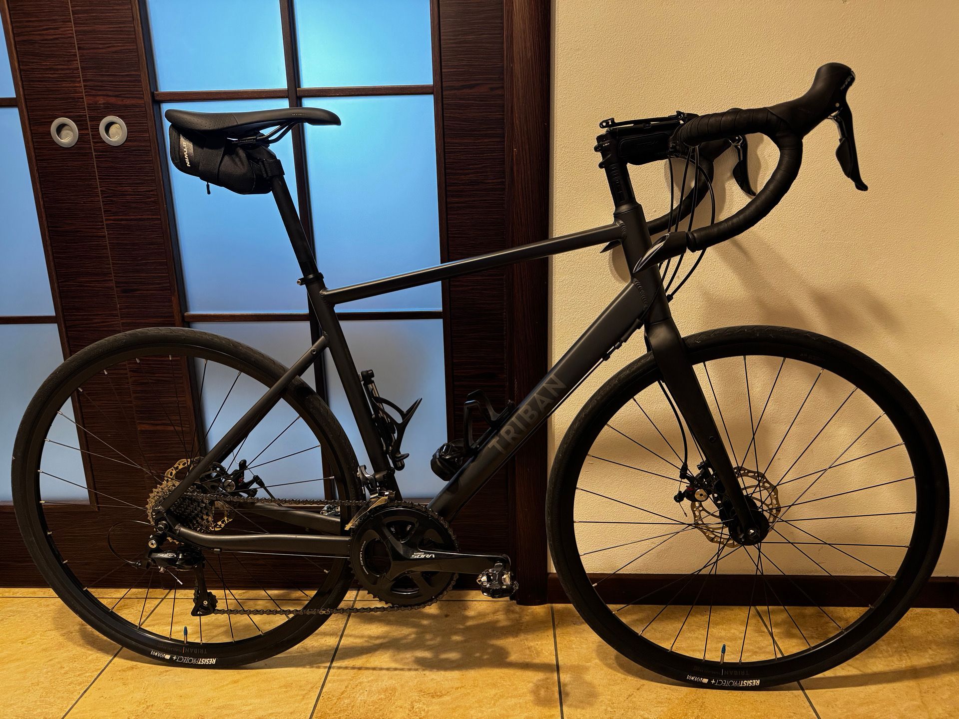 Road Bike Triban Triban Rc 500 Nera Triban Rc500 Flat Btwin Flat