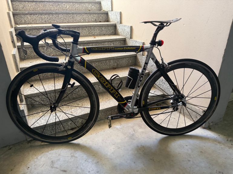 Tweedehands 8Bar COPPI CARBON EVOLUTION + 2 cerchi ricambio 2010 Road & Gravel — afbeelding 2 van 7