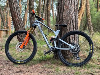 Used Radon SLIDE TRAIL 10.0 HD 2021 2021 Mountainbike, Light Gray — image 1 of 4