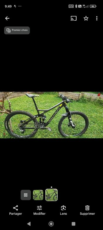 Used Devinci Troy Carbon SLX / XT 2017 2017 Mountainbike, Black, 27.5 — image 7 of 12