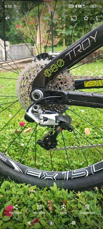 Used Devinci Troy Carbon SLX / XT 2017 2017 Mountainbike, Black, 27.5 — image 3 of 12