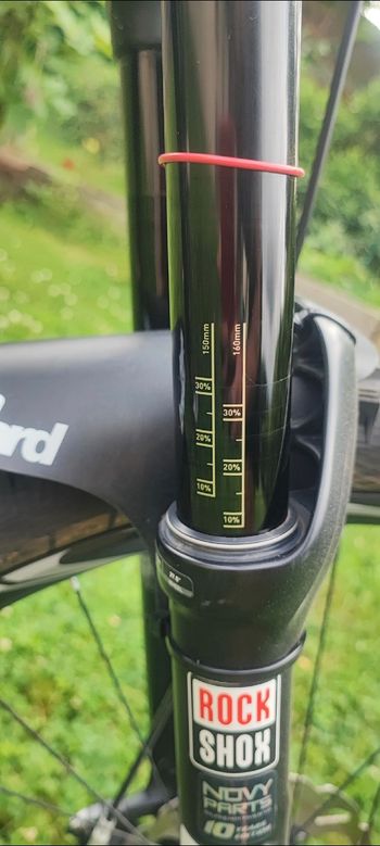 Used Devinci Troy Carbon SLX / XT 2017 2017 Mountainbike, Black, 27.5 — image 6 of 12
