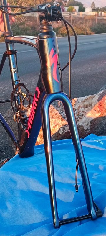 Used Specialized S-Works Roubaix – Team Frameset 2018 Road & Gravel, Blue — image 18 of 19