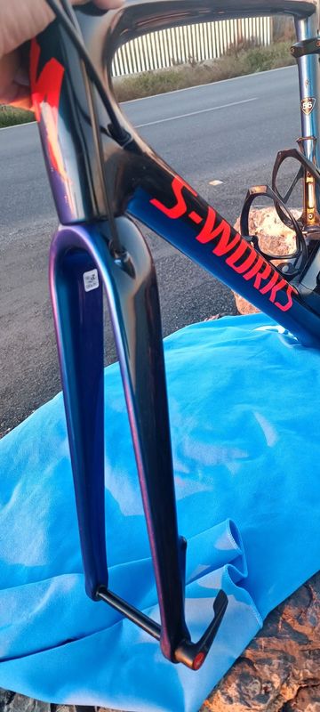 Used Specialized S-Works Roubaix – Team Frameset 2018 Road & Gravel, Blue — image 14 of 19