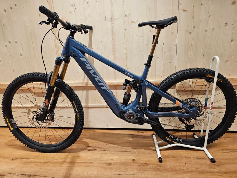 Used Pivot SHUTTLE LT Pro X0 Eagle Transmission 2024 Mountainbike, Blue — image 2 of 5