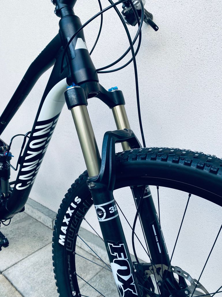 Used Canyon Nerve al 120 2014 Mountainbike, Schwarz — image 5 of 16