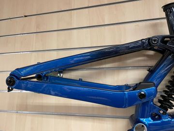 Used Trek Session 9 X01 2022 Frameset 2022 Mountainbike, Blue, 29 — image 4 of 5