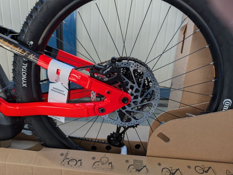 Used Haibike AllMtn 4 2025 Mountainbike, Light Gray — image 3 of 4