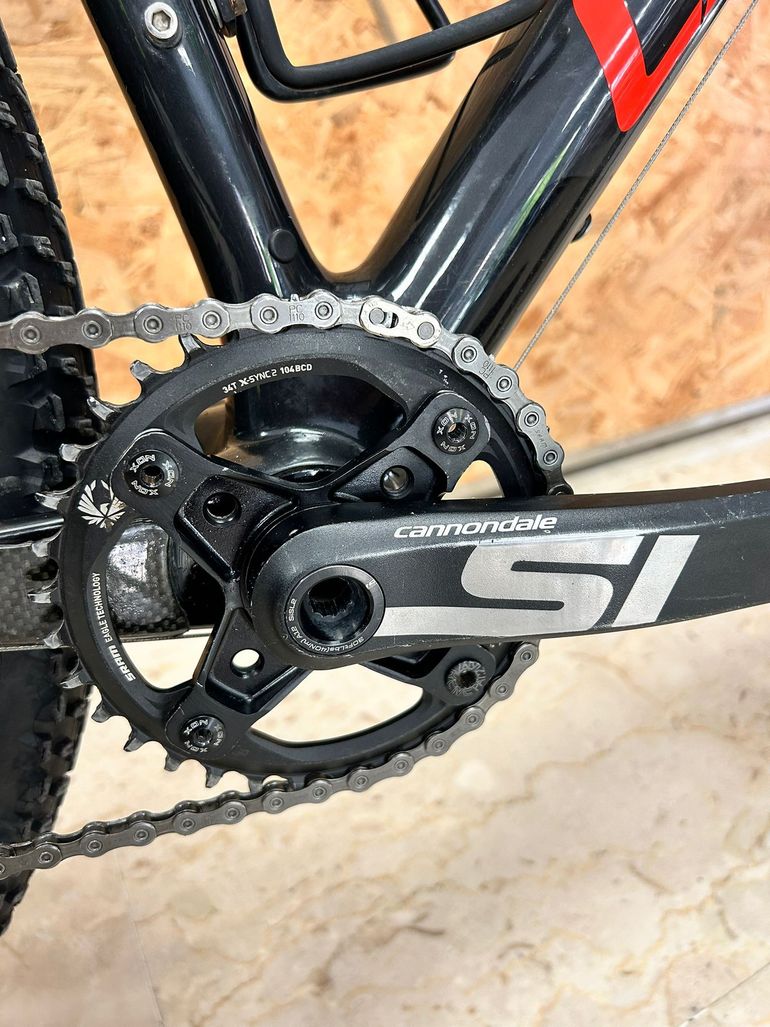 Used Cannondale F-SI CARBON 3 MISURA M USATO 2018 Mountainbike, Black — image 14 of 22