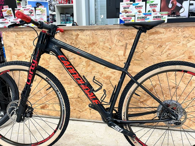 Used Cannondale F-SI CARBON 3 MISURA M USATO 2018 Mountainbike, Black — image 22 of 22