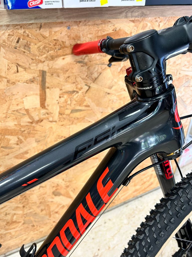 Used Cannondale F-SI CARBON 3 MISURA M USATO 2018 Mountainbike, Black — image 5 of 22